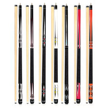 Load image into Gallery viewer, 1PC 148CM 13MM American Big Head Rod 1/2 Split Maple Pool Cue Leather Grip Billiard Supplies - Random Color

