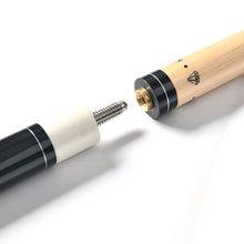 Load image into Gallery viewer, 1PC 145CM 13MM Big Head Pool Cue 1/2 Split White Ash Wood Cue Billiard Supplies - Color Random
