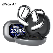 Load image into Gallery viewer, Hanging Ear AI Intelligent Translation Bluetooth Headphones With LCD Color Screen Noise-Cancelling Sports Headphones
