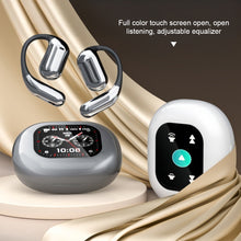 Load image into Gallery viewer, Hanging Ear AI Intelligent Translation Bluetooth Headphones With LCD Color Screen Noise-Cancelling Sports Headphones
