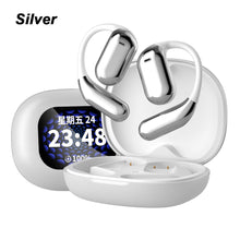 Load image into Gallery viewer, Hanging Ear AI Intelligent Translation Bluetooth Headphones With LCD Color Screen Noise-Cancelling Sports Headphones
