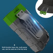 Load image into Gallery viewer, Multi-Functional Portable Keychain Light With Back Clip Outdoor Camping Fishing Double Light Source Cap Clip Flashlight Type-C Charging

