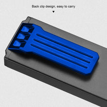 Load image into Gallery viewer, Multifunctional Portable Keychain Light With Back Clip Outdoor COB Camping Magnetic Working Light Running Hat Clip Flashlight
