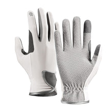 Load image into Gallery viewer, 1 Pair Sports Golf Gloves Outdoor Cycling Mountaineering Anti-Slip Breathable Touch Screen Ice Silk Thin Gloves
