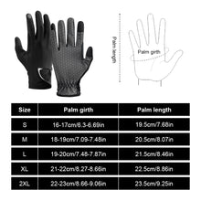 Load image into Gallery viewer, 1 Pair Sports Golf Gloves Outdoor Cycling Mountaineering Anti-Slip Breathable Touch Screen Ice Silk Thin Gloves
