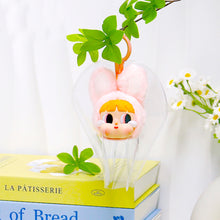 Load image into Gallery viewer, For Labubu Flower Doll Pain Bag High Transparent Cute Q Round Rag Doll Outdoor Bag Glue Walking Bag
