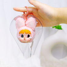 Load image into Gallery viewer, For Labubu Flower Doll Pain Bag High Transparent Cute Q Round Rag Doll Outdoor Bag Glue Walking Bag
