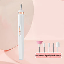 Load image into Gallery viewer, Nail Polish Remover Nail Salon Small Pen Grinding Head Pen Type Electric Machine Nail Polish Nail Trimming Dead Skin Nail Polish

