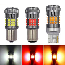 Load image into Gallery viewer, 1156/1157/T20 Car LED Headlight Bulbs Brake Signal Lights Turn Lamp Running Light Bright 3030 36smd PY21W Anti Flicker
