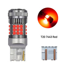 Load image into Gallery viewer, 1156/1157/T20 Car LED Headlight Bulbs Brake Signal Lights Turn Lamp Running Light Bright 3030 36smd PY21W Anti Flicker
