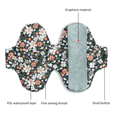 Load image into Gallery viewer, Non-slip Graphene Cotton Pad Washable Reusable Breathable Skin-friendly Anti-leakage Antibacterial Underpants Pad for Adult
