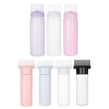 Load image into Gallery viewer, 170ml/180ml Hair Root Application Bottle Refillable Comb Hair Dye Bottle Salon Shampoo Bottle Hair Coloring Hairdressing Styling Tool
