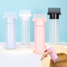 Load image into Gallery viewer, 170ml/180ml Hair Root Application Bottle Refillable Comb Hair Dye Bottle Salon Shampoo Bottle Hair Coloring Hairdressing Styling Tool

