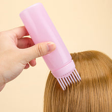 Load image into Gallery viewer, 170ml/180ml Hair Root Application Bottle Refillable Comb Hair Dye Bottle Salon Shampoo Bottle Hair Coloring Hairdressing Styling Tool
