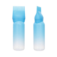Load image into Gallery viewer, Gradient Hair Coloring Hair Root Application Bottle Refillable Comb Hair Dye Shampoo Bottle Hairdressing Styling Tool
