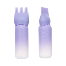 Load image into Gallery viewer, Gradient Hair Coloring Hair Root Application Bottle Refillable Comb Hair Dye Shampoo Bottle Hairdressing Styling Tool
