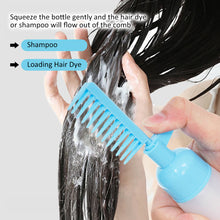 Load image into Gallery viewer, Press Comb Hair Dye Bottle Refillable Hair Root Application Bottle Household Shampoo Hair Coloring Hairdressing Styling Tool
