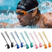 Load image into Gallery viewer, Anti-loss Triple-layer Silicone Earplugs Waterproof Swimming Earplugs Comfortable Durable Sound Insulation Noise Reduction Earplugs
