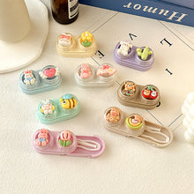 Load image into Gallery viewer, Cartoon Creative Drawer Style Contact Lens Case Compact Portable Contact Lens Care Box Multicolor Contact Lens Companion Box
