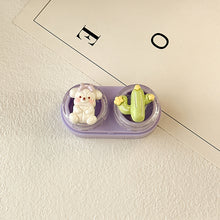 Load image into Gallery viewer, Cartoon Creative Drawer Style Contact Lens Case Compact Portable Contact Lens Care Box Multicolor Contact Lens Companion Box
