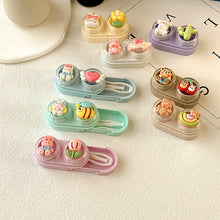 Load image into Gallery viewer, Cartoon Creative Drawer Style Contact Lens Case Compact Portable Contact Lens Care Box Multicolor Contact Lens Companion Box

