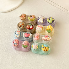 Load image into Gallery viewer, Cartoon Creative Drawer Style Contact Lens Case Compact Portable Contact Lens Care Box Multicolor Contact Lens Companion Box
