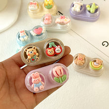 Load image into Gallery viewer, Cartoon Creative Drawer Style Contact Lens Case Compact Portable Contact Lens Care Box Multicolor Contact Lens Companion Box

