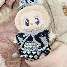 Load image into Gallery viewer, Hand Knitting WuKong Clothes Doll Clothes For Labubu Plush Outfit Accessories Color Match Cute Exquisite Doll Clothing
