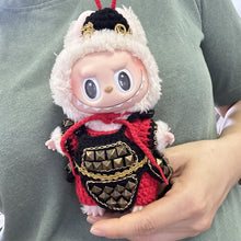 Load image into Gallery viewer, Hand Knitting WuKong Clothes Doll Clothes For Labubu Plush Outfit Accessories Color Match Cute Exquisite Doll Clothing

