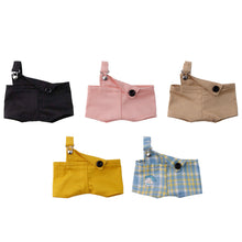 Load image into Gallery viewer, For 17cm Labubu Baby Clothes Labubu Doll Clothes Single Shoulder Strap Pants Sitting Party Macaron Vinyl Pendant Labubu Outfit
