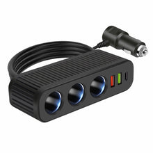 Load image into Gallery viewer, 12V/24V 120W Multifunctional Car Cigarette Lighter Fast Charger PD QC USB Quick Charge Power Adapter Charger Socket
