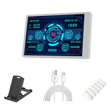 Load image into Gallery viewer, 3.5 Inch IPS Type C Secondary Screen for Computer CPU GPU RAM HDD Display 320*480 USB LCD Monitor Freely AIDA64 Windows 10 11
