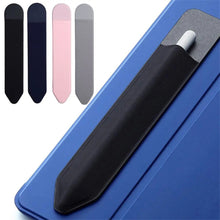 Load image into Gallery viewer, Universal Sticky Stylus Holder for Apple IPad IPencil 2 1 Self Adhesive Sleeve Attached Pouch Bag Sleeve Pencil Holder
