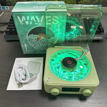 Load image into Gallery viewer, Mini Retro White Noise Bluetooth Speaker Portable Vintage Sleep Aid Bluetooth Speaker Subwoofer With RGB Light
