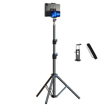 Load image into Gallery viewer, 2in1 170/55cm Adjustable Tablet Tripod Floor Stand Holder Live Mount Support for 4-13 inches for iPad iphone Lazy Holder Bracket Support
