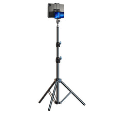 Load image into Gallery viewer, 2in1 170/55cm Adjustable Tablet Tripod Floor Stand Holder Live Mount Support for 4-13 inches for iPad iphone Lazy Holder Bracket Support
