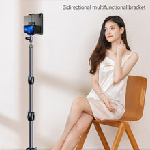 Load image into Gallery viewer, 2in1 170/55cm Adjustable Tablet Tripod Floor Stand Holder Live Mount Support for 4-13 inches for iPad iphone Lazy Holder Bracket Support
