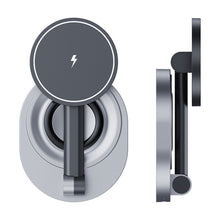 Load image into Gallery viewer, 2 In 1 Magnetic Wireless Charger Stand Pad For iPhone 15 14 13 12 11 Pro Max 11 X Apple Watch Airpods Fast Charging Dock Station

