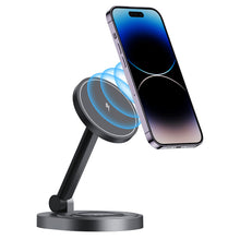 Load image into Gallery viewer, 2 In 1 Magnetic Wireless Charger Stand Pad For iPhone 15 14 13 12 11 Pro Max 11 X Apple Watch Airpods Fast Charging Dock Station
