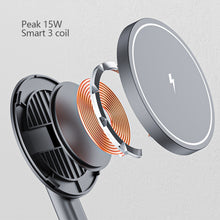 Load image into Gallery viewer, 2 In 1 Magnetic Wireless Charger Stand Pad For iPhone 15 14 13 12 11 Pro Max 11 X Apple Watch Airpods Fast Charging Dock Station
