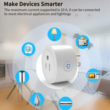 Load image into Gallery viewer, Smart Plug 10A WiFi US Outlet Socket 100-240V Timer for Alexa Google Assistant CozyLife APP/Voice Control Group Home Auto
