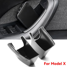 Load image into Gallery viewer, 2Pcs Car Door Storage Box Interior Accessories Supplies Tidying Stowing Organizer Auto Parts For Tesla Model X
