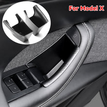 Load image into Gallery viewer, 2Pcs Car Door Storage Box Interior Accessories Supplies Tidying Stowing Organizer Auto Parts For Tesla Model X
