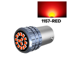 Load image into Gallery viewer, 1pc 12V LED Car Bulbs Turn Signal Parking Brake Lights 2016-15SMD White Amber Red P21W 1156 BA15S 1157 BAY15D
