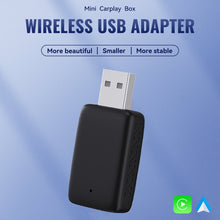 Load image into Gallery viewer, 2 in1 Mini Wired to Wireless CarPlay Adapter Android Auto Smart Box Plug and Play Auto Connection OTA Update
