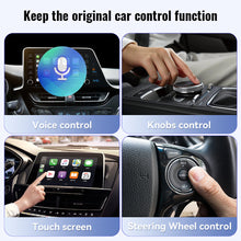 Load image into Gallery viewer, 2 in1 Mini Wired to Wireless CarPlay Adapter Android Auto Smart Box Plug and Play Auto Connection OTA Update
