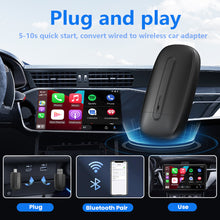 Load image into Gallery viewer, 2in1 Wireless CarPlay Adapter&amp;Android Auto Dual interface Type-C/USB Mini Box Carplay Wired to Wireless Bluetooth Plug and Play
