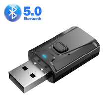 Load image into Gallery viewer, 4 in 1 Bluetooth 5.0 Transmitter Receiver Adapter with 3.5mm AUX for TV PC Headphones Home Stereo Car HIFI Audio
