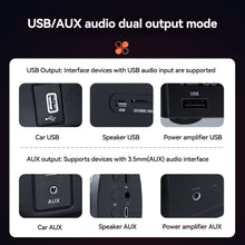Load image into Gallery viewer, 4 in 1 Bluetooth 5.0 Transmitter Receiver Adapter with 3.5mm AUX for TV PC Headphones Home Stereo Car HIFI Audio
