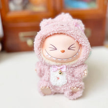 Load image into Gallery viewer, Cozy Winter Bear Onesie For 17cm Labubu Dolls Fashionable Clothes Animal-themed Doll Clothes Dolls Mini Fashion Accessories

